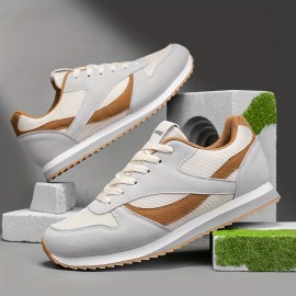 Unisex Classic Retro Low-Top Sneakers - Breathable Fabric Upper, EVA/Rubber Sole, Non-Slip Cushioned Outsole, Lightweight EVA/Rubber Outsole - Fitness, Jogging, Casual Shoes, Lace-Up Design, Comfort Fit, Versatile Footwear, All-Season Casual Wear, Minimalist Style, Durable & Slip-Resistant, Men'S Tennis Shoes, Men'S Sneakers, Couple Black Air-cushioned Tennis Sneakers, Men'S Retro Tennis Shoes, Sneakers For Men, Branded Men'S Sneakers, Earth-toned Tennis Shoes For Men, Men'S Shoes