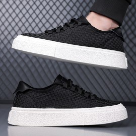 Men's Fashion Street Sports Casual Shoes Thick Sole Anti-slip Trendy Comfortable Board Shoes