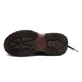 [Preppy Sports Sneakers] Casual Preppy Men's Sports Sneakers | All-Season Lace-Up Shoes with Faux Upper, Fabric Inner & PVC Sole | Round Toe Low Top for Daily Wear