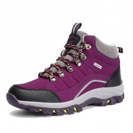 [All-Terrain Hiking Boots] Women's All-Terrain Hiking Boots | Heavy-Duty Traction, Cushioned for Trekking, Camping, Mountain Climbing | Durable Synthetic & Fabric Upper, All-Weather Outdoor