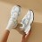 Women'S Running Shoes, Casual Breathable, Height-Increasing, Outdoor Sports Shoes, Mesh Sports Jogging Shoes, Retro Comfortable Soft-Soled Daddy Shoes