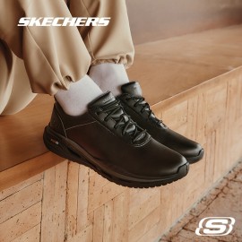 Men's Skechers Casual Business Shoes - Soft and Comfortable Gentleman Style, Model 210536-BLK, Casual Shoes for Men, Walking Shoes, Casual Attire, Minimalist Design, Sleek Footwear, Cushioned Sole, Breathable Fabric Lining, Slipresistant Soles, Daily Commuters, Office Professionals