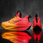 Women'S All-Season Running Shoes - Lightweight Gym Sneakers with Cushioned MD Sole, Breathable Fabric Upper - Non-Slip Grip for Jogging, Training, Everyday - Red/Black Athletic Footwear - All-Season Performance Shoes, Jogging Footwear, Sporty Design, Comfortable Fit, Fitness Enthusiasts