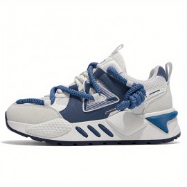 Men'S Summer Casual Sports Shoes Daddy Sneakers with Soft Bottom Lace-Up Closure Breathable Mesh Low Style Chunky Shoes